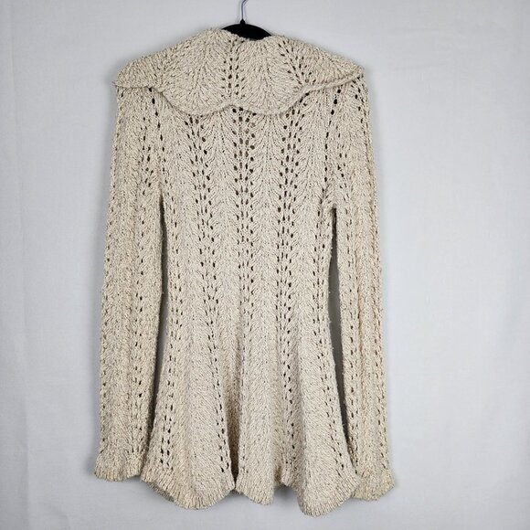 Anthropologie Yellow Bird Cowl Neck Knit Sweater S - Picture 3 of 5